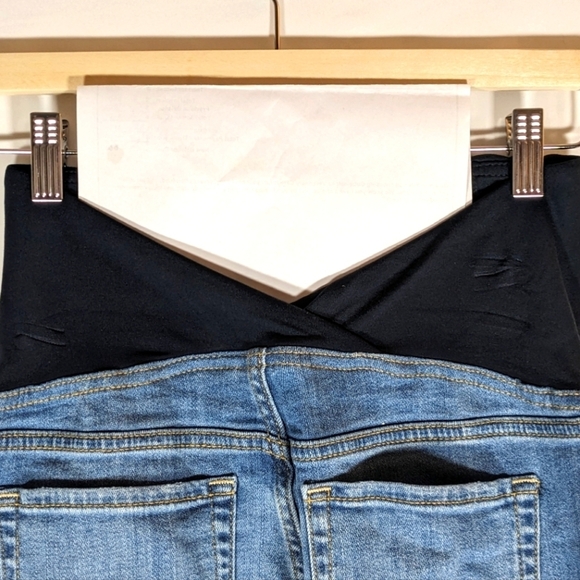 Isabel Maternity Straight Cropped Over the Belly Jeans Size 2 by Ingrid & Isabel - Picture 3 of 9